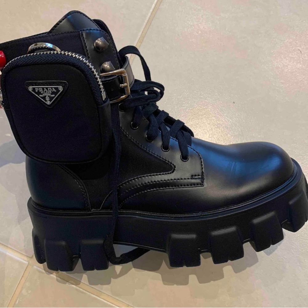 Prada Boots With Pouch